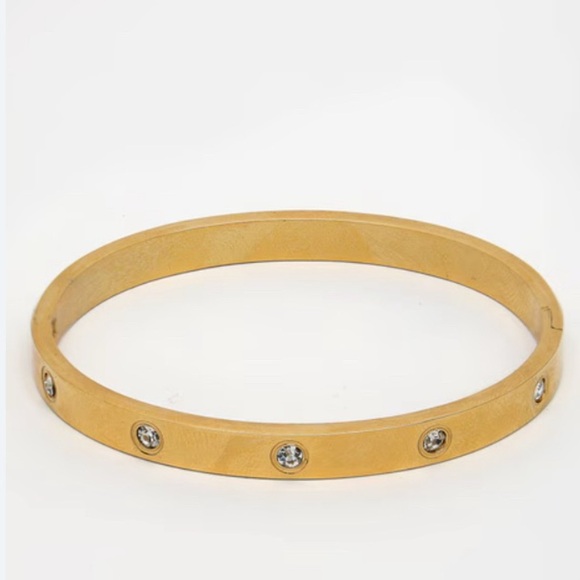 Bangles with CZ Fashion Accents (2 Available) EUC - Picture 4 of 4